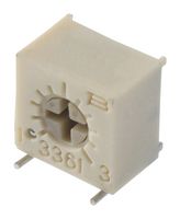 BOURNS 3361S-1-103GLF Trimmer, Single Turn, Cermet, Side Adjust, 10 kohm, Surface Mount, 1 Turns
