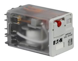 EATON CUTLER HAMMER D2RF4A Power Relay, 4PDT, 120 VAC, 6 A, Non Latching