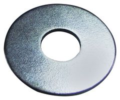 TR FASTENINGS DM630MUSTWAZ100- Washer, Plain, Steel, 6.4mm, 30mm, Pack of 100