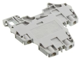 ENTRELEC - TE CONNECTIVITY 1SNK506211R0000 DIN Rail Mount Terminal Block, Grey, 4 Positions, 10 AWG, 6 mm², Screw, 40 A