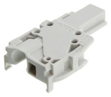 TE CONNECTIVITY - ENTRELEC 1SNK806712R0000 DIN Rail Mount Terminal Block, Female Plug, 1 Positions, 26 AWG, 10 AWG, 4 mm², Clamp, 30 A