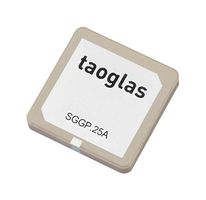 TAOGLAS SGGP.25.4.A.02 RF Antenna, 1.602GHz, Patch, 1.75dBi, 50 ohm, Right Hand Circular