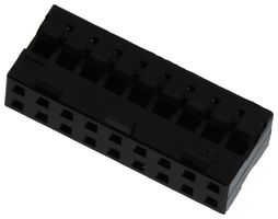 MOLEX 46999-0717 Connector Housing, Natural, Standard .062" 1625 Series, Plug, 9 Positions, 3.68 mm