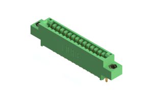 EDAC 346-015-500-608 Card Edge Connector, Single Side, 1.57 mm, 15 Contacts, Panel Mount, Straight