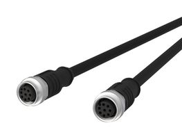 METZ CONNECT 142MEA22010 Cable de Sensor, Codificación A, IP67, M12 Hembra, M12 Hembra, 8 Contactos, 1 m, 3.3 ft