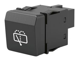 EAO 09-400009.10098 Rocker Switch, Momentary, SPST-NO, Illuminated, Panel Mount, Black, 09 Universal Series