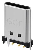 GCT USB4180-03-0120-C USB Connector, USB Type C, Plug, 6 Positions, Surface Mount, Vertical