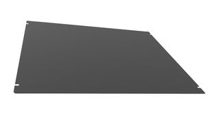 HAMMOND 1431-38BK3 BOTTOM COVER, BLACK, STEEL