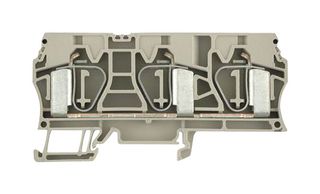WEIDMULLER 1768320000 Bloque de Terminal c/Montaje en Riel DIN, 3 Posiciones, 14 AWG, 4 AWG, 16 mm²