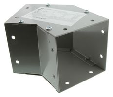 HAMMOND CWEL445 Raceway Duct Fitting, 45 Deg Elbow, Steel, Gray, 4 mm, 4 mm, 4 mm, CWEL45 Series