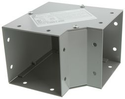 HAMMOND CWEL490 Raceway Duct Fitting, Steel, Gray, 6 mm, 6 mm, 4 mm, CWEL90 Series