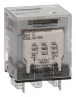 SQUARE D BY SCHNEIDER ELECTRIC 8501RSD43P14V53 Relevador de Potencia, 3PDT, 24 VDC, 15 A, 8501R Series, Hembra, Sin Enclavamiento