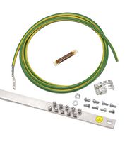 PANDUIT RGRKCBNJY Enclosure Accessory, Retrofit Rack Grounding Busbar and Jumper Kit
