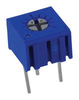 VISHAY T73YE502KT20 Trimmer, Single Turn, Cermet, Top Adjust, 5 kohm, Through Hole, 1 Turns