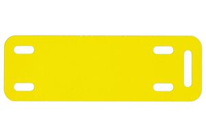 PANDUIT M300X050Y6C Wire Marker, Tie On Printable Plate, Yellow, 76.2mm x 12.7mm
