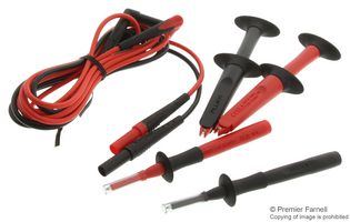 FLUKE TL223-1 Juego de Cables de Prueba Eléctrica, Juego de Cables Silicona, Juego de Sondas, Pinza de Cocodrilo