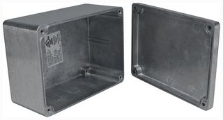 BUD INDUSTRIES AN-1305-A Metal Enclosure, Diecast, Small, Diecast Aluminum, 74.9 mm, 108 mm, 148 mm, IP68