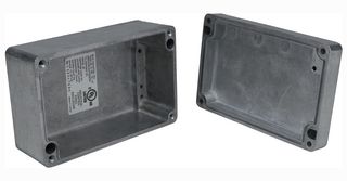BUD INDUSTRIES AN-1314-A Metal Enclosure, Diecast, Small, Diecast Aluminum, 56.9 mm, 79.8 mm, 124.5 mm, IP68