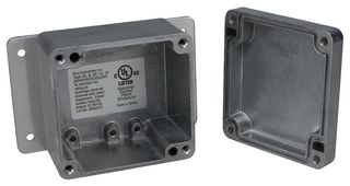 BUD INDUSTRIES AN-2819-A Metal Enclosure, Diecast, Small, Diecast Aluminum, 52.1 mm, 74.4 mm, 79.5 mm, IP67, IP68