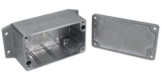 BUD INDUSTRIES AN-2853-A Alojamiento Metálico, Fundido, Small, Aluminio fundido a presión, 55 mm, 65.5 mm, 115.5 mm