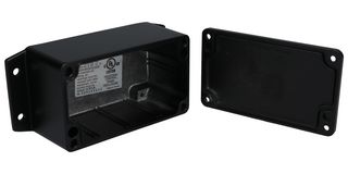 BUD INDUSTRIES AN-2853-AB Metal Enclosure, Diecast, Small, Diecast Aluminum, 55 mm, 65.5 mm, 115.5 mm, IP67, IP68