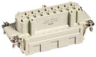 TE CONNECTIVITY - AMP HE-016-FS Heavy Duty Connector, HDC Series, Insert, 16 Contacts, Receptacle, Screw Socket