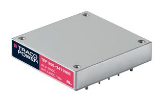 TRACO POWER TEP 200-7215WIR Isolated Through Hole DC/DC Converter, Railway, Half Brick, 4:1, 200 W, 1 Output, 24 V