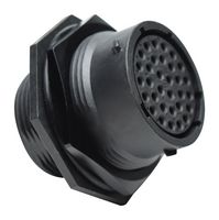 AMPHENOL SINE/TUCHEL RTS718N32S03 Circular Connector, Size 18 IP68/IP69K, Sealed Circular Connector, Ecomate Aquarius Series