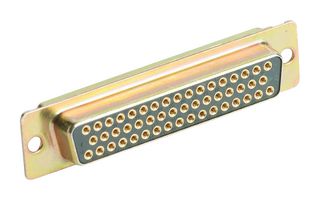ITT CANNON M24308/23-5F D Sub Connector, Standard, Receptacle, MIL-DTL-24308 Series, 50 Contacts, DD, Solder