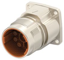 INTERCONTEC - TE CONNECTIVITY BEGA121NN00000100000 Circular Connector, Standard Circular Connector, SpeedTec 923 Series, Flange Mount Receptacle
