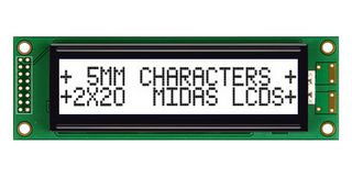 MIDAS DISPLAYS MC22005A6W-FPTLWI-V2