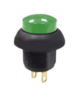 MULTICOMP PRO MPP12-6B2G6SM4CAS05L00 Pushbutton Switch, Non-Illuminated, MP Pushbutton Switches High-Raised, 13.6 mm, SPST, Off-(On)