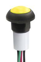 MULTICOMP PRO MPP12-6B2A5SM1CAS05L00-S001 Pushbutton Switch, Non-Illuminated, MP Pushbutton Switches Round-Domed, 13.6 mm, SPST, Off-(On)