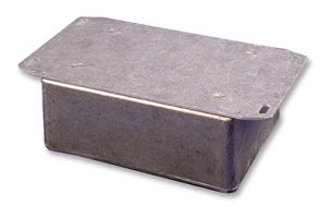 HAMMOND 1590KKF Metal Enclosure, Bottom Flange, Instrument, Aluminum, 53 mm, 125 mm, 125 mm, IP54