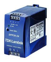 TDK-LAMBDA DPP30-12 AC/DC DIN Rail Power Supply (PSU), 1 Output, 30 W, 12 VDC, 2.5 A