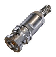TROMPETER - CINCH CONNECTIVITY PL75-9BR RF / Coaxial Connector, Twinaxial, Straight Plug, Crimp, TWC-78-2, TWC-124-2, Brass
