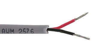 ALPHA WIRE 1895L SL005 Multiconductor Cable, Unshielded, 2 Conductor, 20 AWG, 0.51 mm², 100 ft, 30.5 m