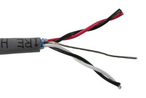ALPHA WIRE 5472L SL005 Multipair Cable, Shielded, 2 Pair, 24 AWG, 0.22 mm², 100 ft, 30.5 m