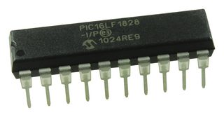 MICROCHIP PIC16LF1828-I/P 8 Bit MCU, Flash, PIC16 Family PIC16LF182x Series Microcontrollers, PIC16, 32 MHz, 7 KB, 20 Pins
