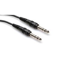 HOSA CSS-115 Cable de Audio / Video, 1/4" Estereofónico Macho, 1/4" Estereofónico Macho, 15 ft, 4.57 m, Negro
