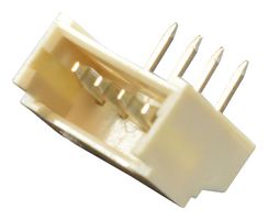 MOLEX 0530480410 Pin Header, Wire-to-Board, 1.25 mm, 1 Rows, 4 Contacts, Through Hole, PicoBlade 53048