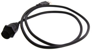 L-COM U3A00018-1M USB Cable, Type A Plug to Type A Receptacle, 1 m, 3.3 ft, USB 3.0, Black