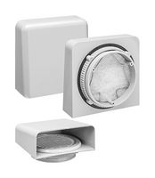 L-COM NBPC-FV1 Vent, Polycarbonate, Gray, L-Com NBPC Series Enclosures, 134.6 mm, 139.7 mm, 56.9 mm