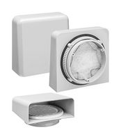 L-COM NBPC-FV2 Vent, Polycarbonate, Gray, L-Com NBPC Series Enclosures, 134.6 mm, 139.7 mm, 56.9 mm