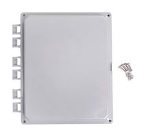 L-COM NBPC18-LID Enclosure Accessory, Replacement Cover, Polycarbonate, Gray