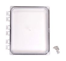 L-COM NBPC18-W-LID Enclosure Accessory, Replacement Cover, Polycarbonate, Clear