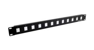 L-COM PR175-12KS Patch Panel, Patch Panel, 12 Ports, 1U