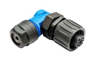 AMPHENOL SINE/TUCHEL C016 20F003 100 10 Circular Connector, Standard Circular Connector, ecomate M Series, Right Angle Receptacle
