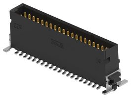 TE CONNECTIVITY - ERNI 254417-E Pin Header, 4.85 mm, Board-to-Board, 1.27 mm, 2 Rows, 40 Contacts, Surface Mount Straight