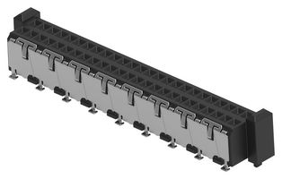 TE CONNECTIVITY - ERNI 254876-E Conector Mezzanine, Acople Ciego, Receptáculo, 1 mm, 2 Líneas, 50 Contactos